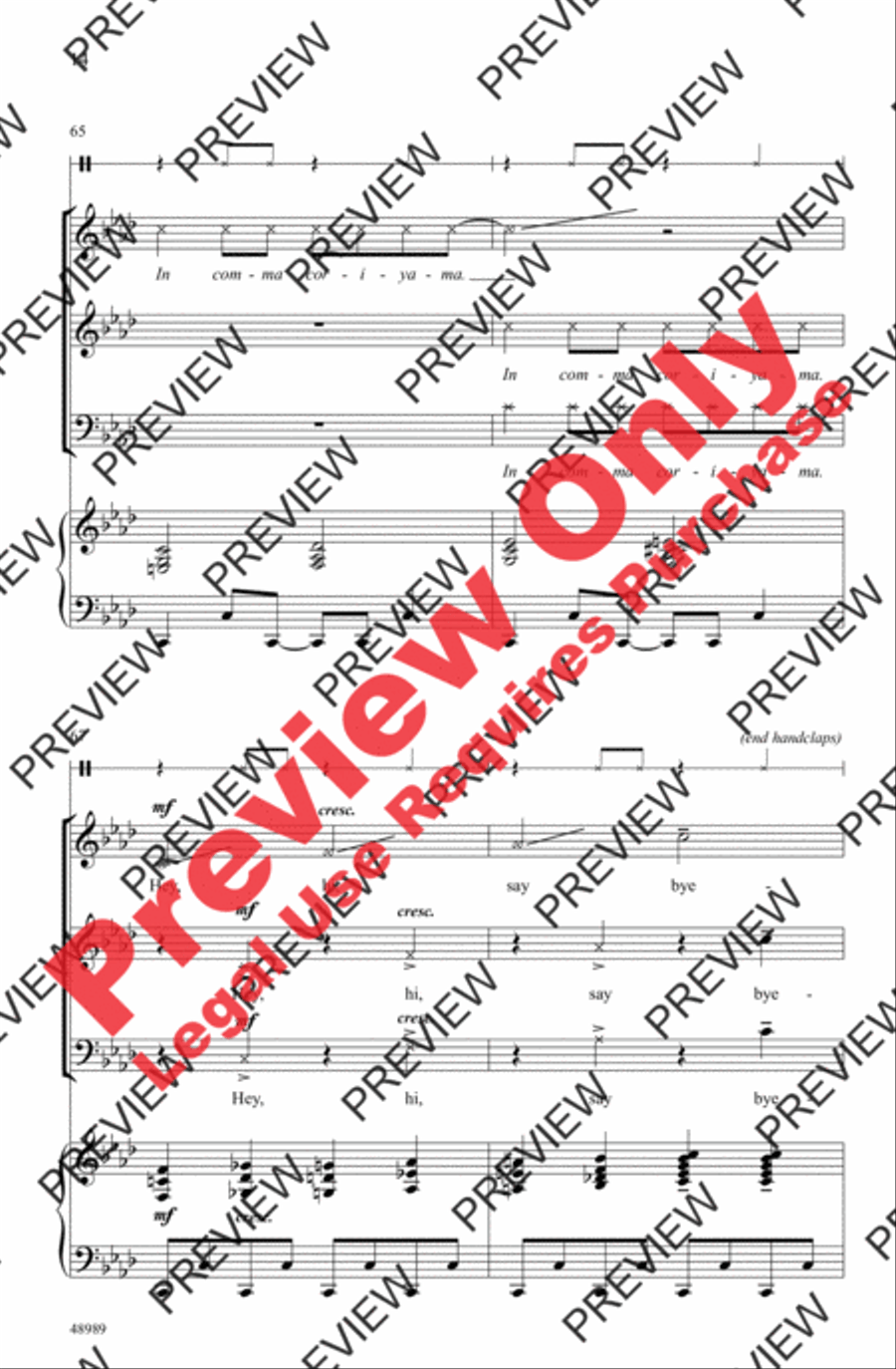 I Put a Spell on You 3-Part scores gallery preview page 14