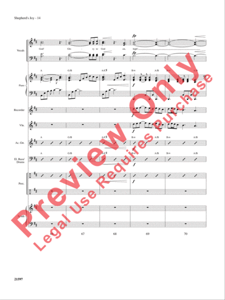 Shepherd's Joy Choir scores gallery preview page 15
