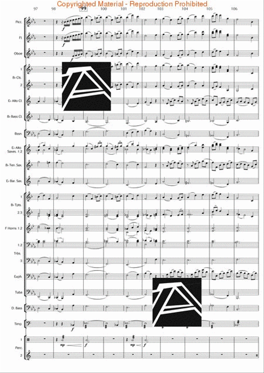 Surround Sound Surround Sound Concert Band scores gallery preview page 12
