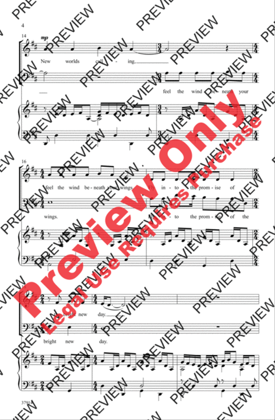Closer to the Flame 3-Part scores gallery preview page 14