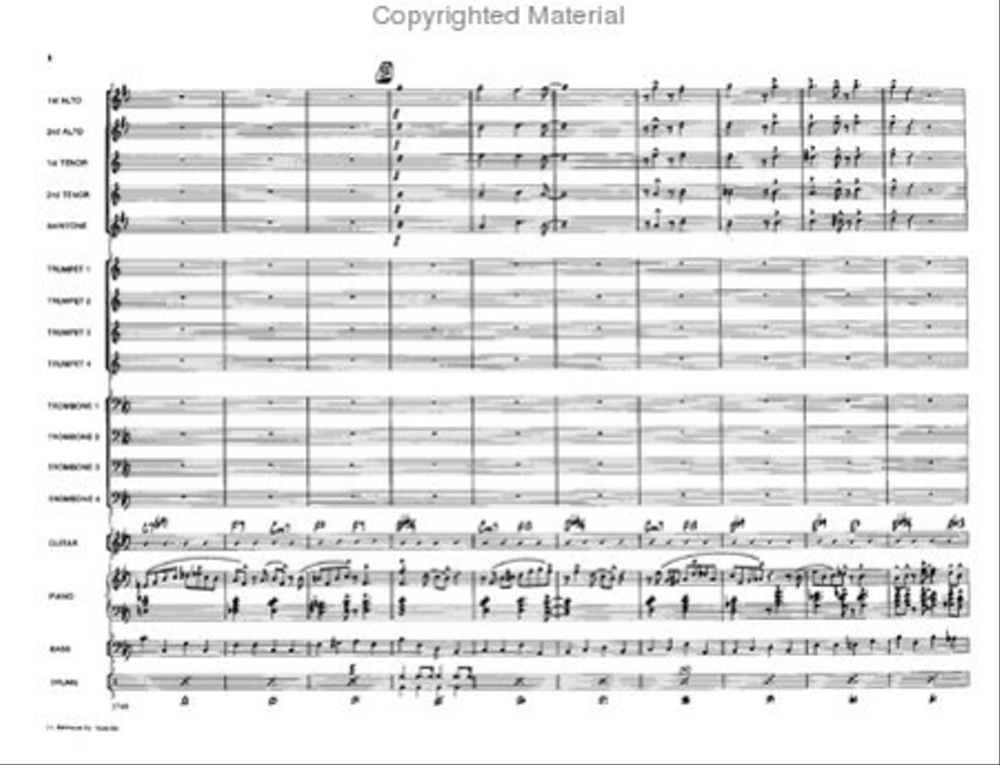Cool Down Jazz Ensemble scores gallery preview page 8