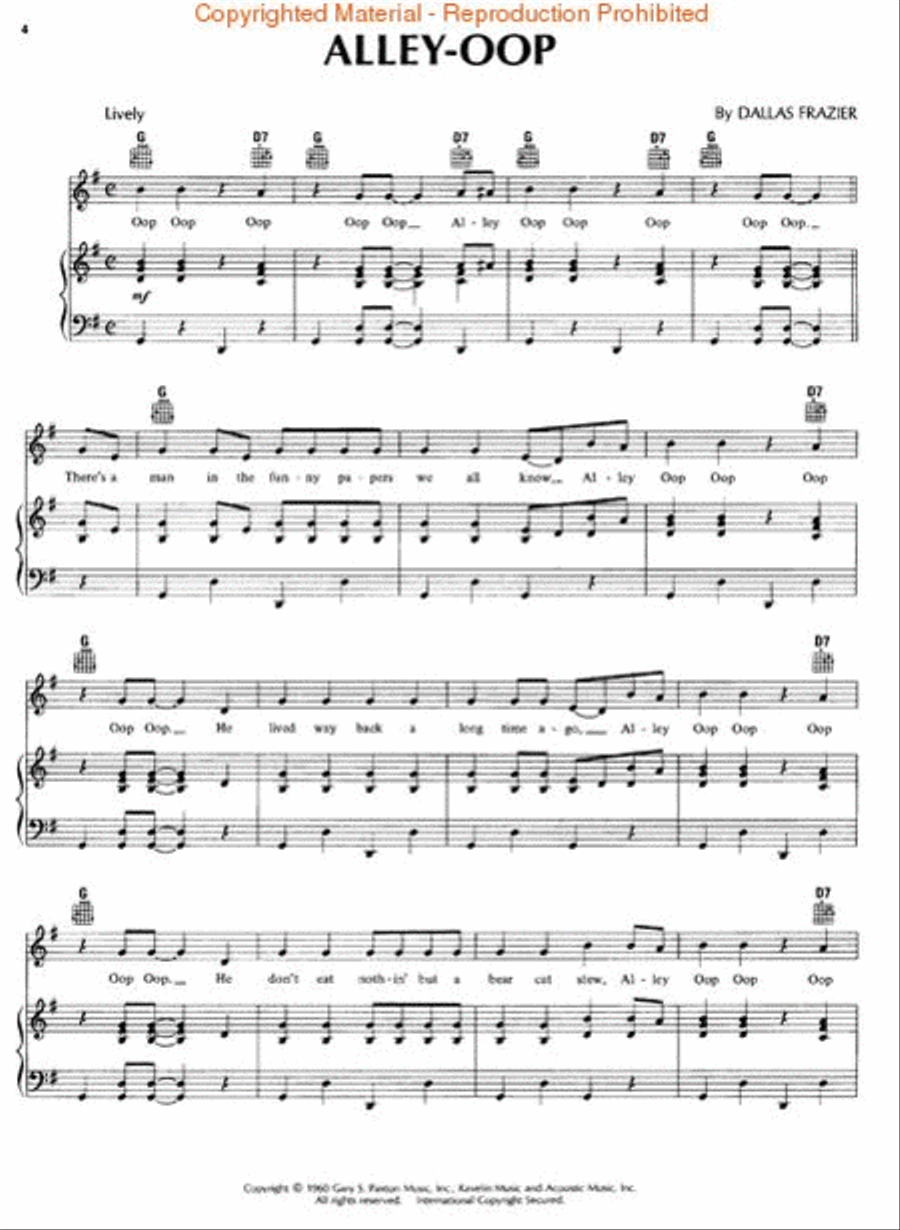 The Novelty Songbook - 2nd Edition Piano, Vocal, Guitar scores gallery preview page 2