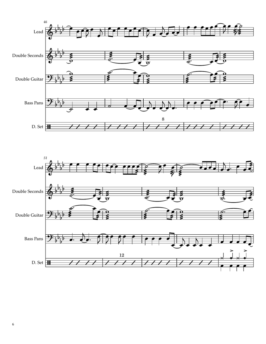 Viva La Vida Steel Drum Band scores gallery preview page 6
