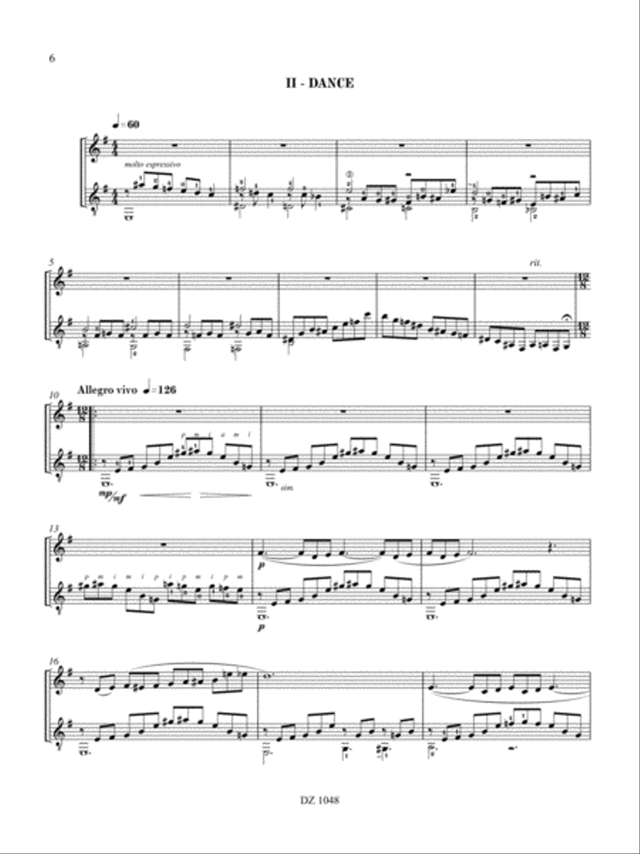 Humoresque and Dance Humoresque and Dance Flute scores gallery preview page 6