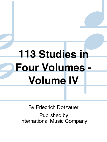 113 Studies in Four Volumes - Volume IV (KLINGENBERG)