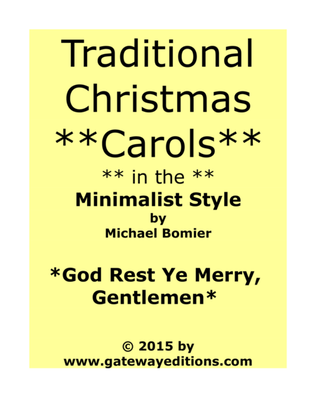 God Rest Ye Merry, Gentlemen from Traditional Christmas Carols in Minimalist Style