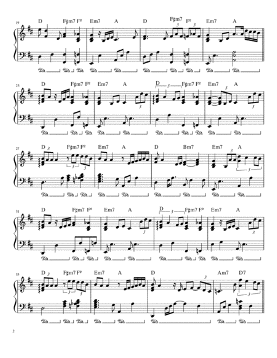 If We Were Lovers Piano Solo scores gallery preview page 2