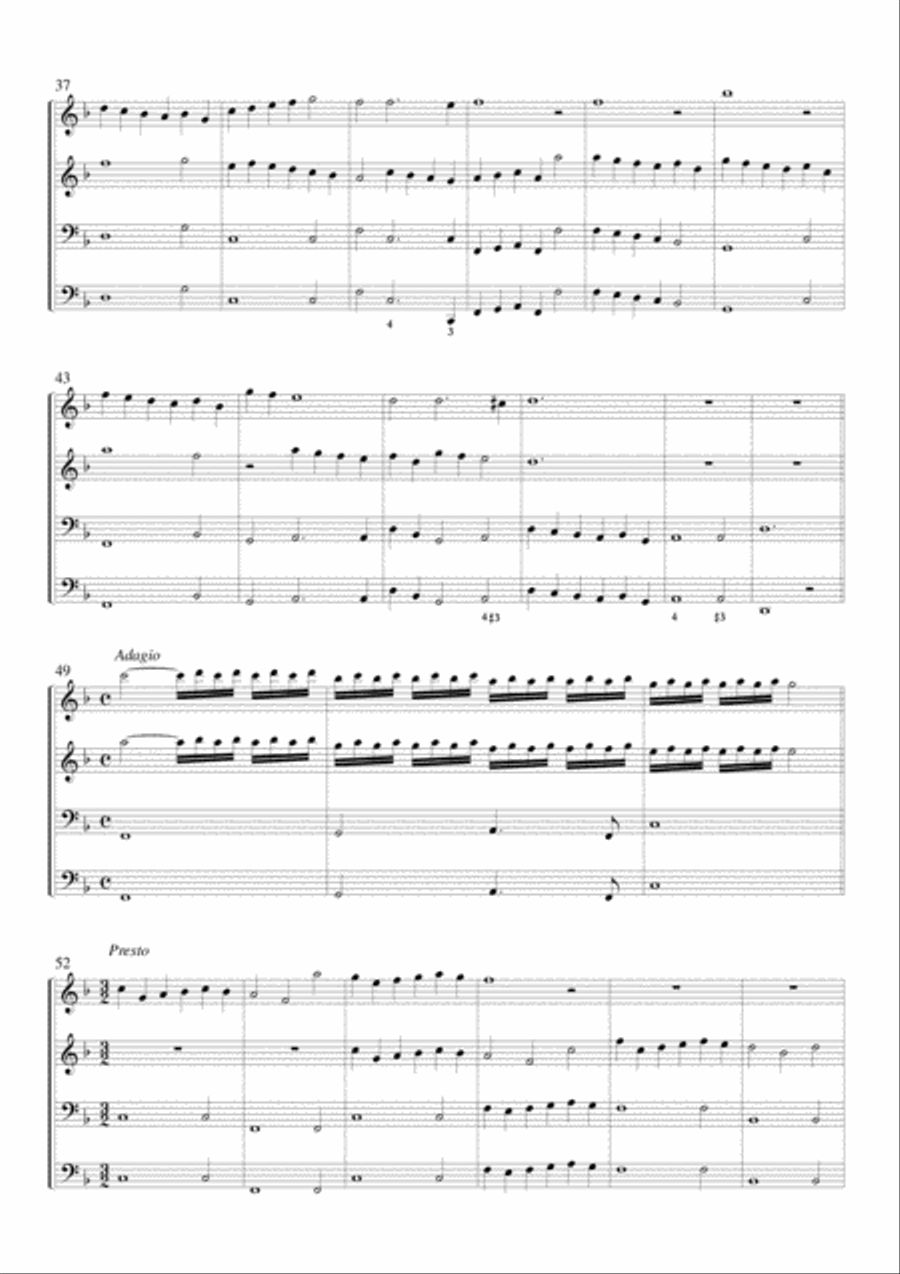 Isabella Leonarda, Sonata op.16 n.10 in F major Small Ensemble scores gallery preview page 4