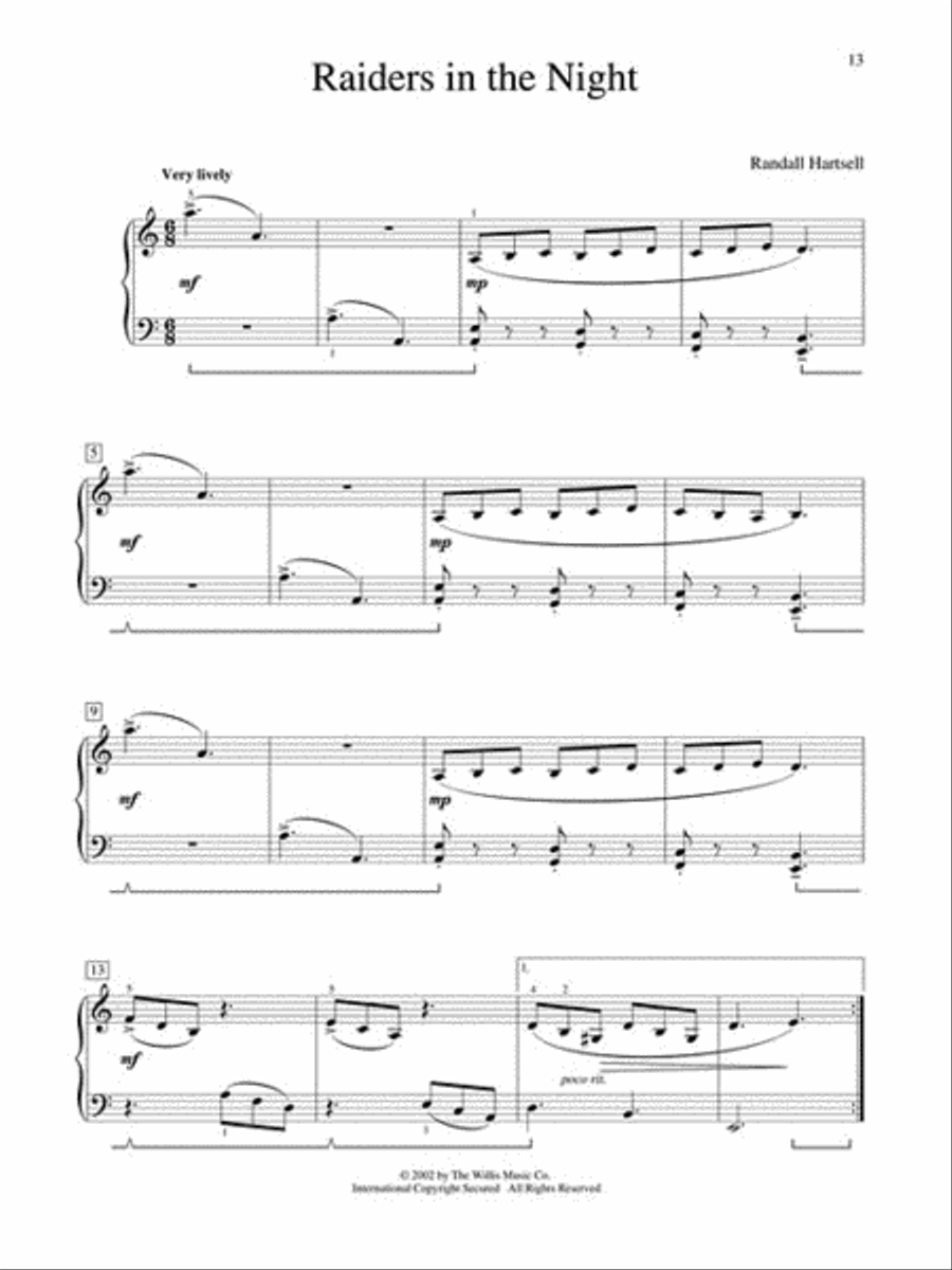 Composer's Choice – Randall Hartsell Piano scores gallery preview page 4