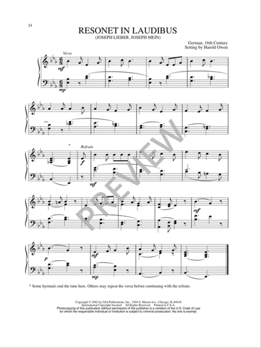 Twenty-Five Organ Harmonizations - Volume 2 Organ scores gallery preview page 26
