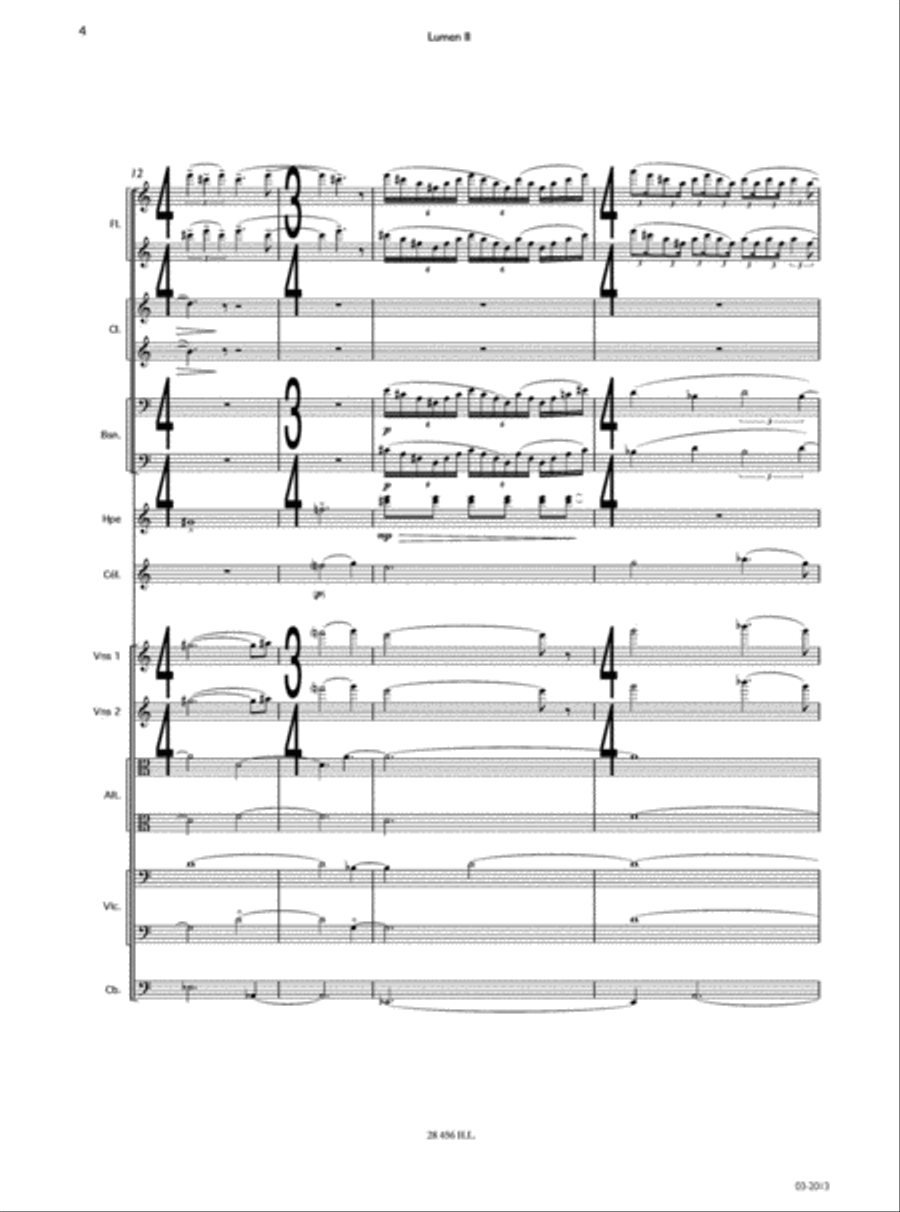 Lumen II Lumen II Orchestra scores gallery preview page 5