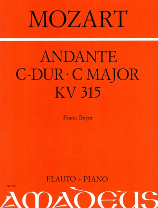 Book cover for Andante C major KV 315