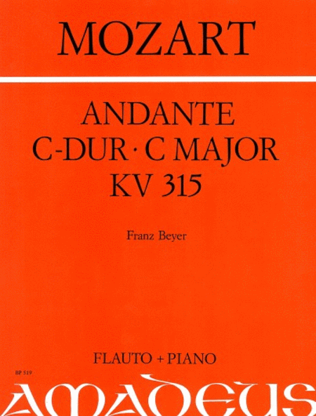 Andante C major KV 315