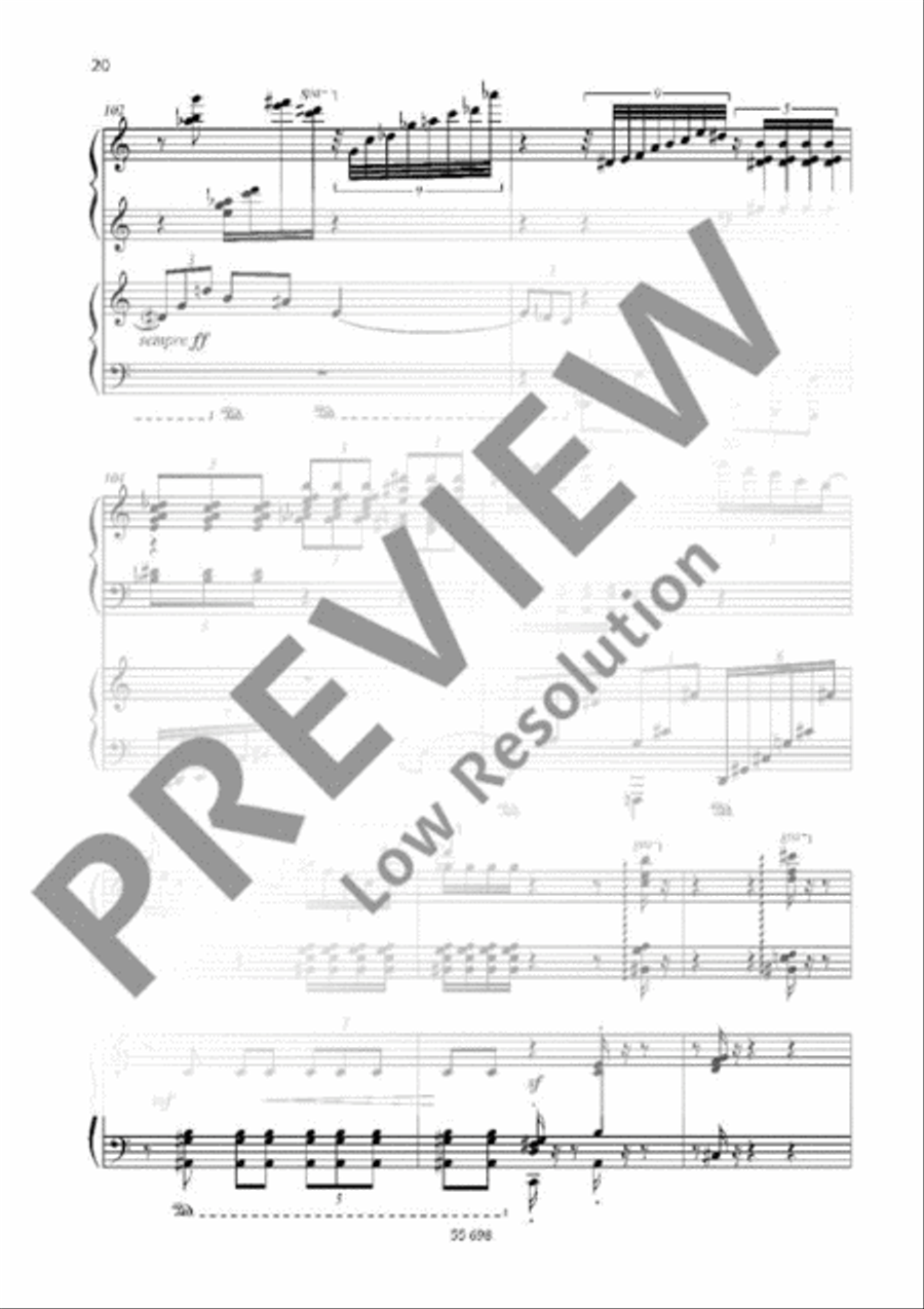 Poème Poème Percussion scores gallery preview page 20
