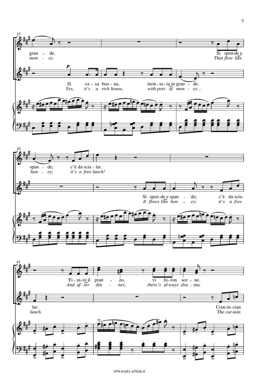 Servants' Chorus 2-Part scores gallery preview page 5