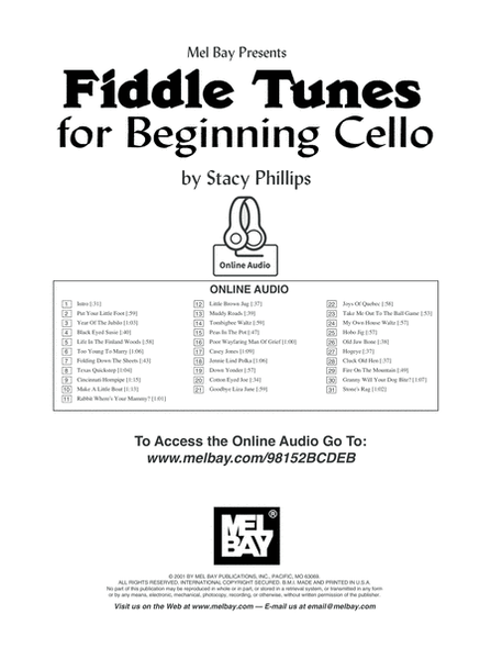 Fiddle Tunes for Beginning Cello image number null