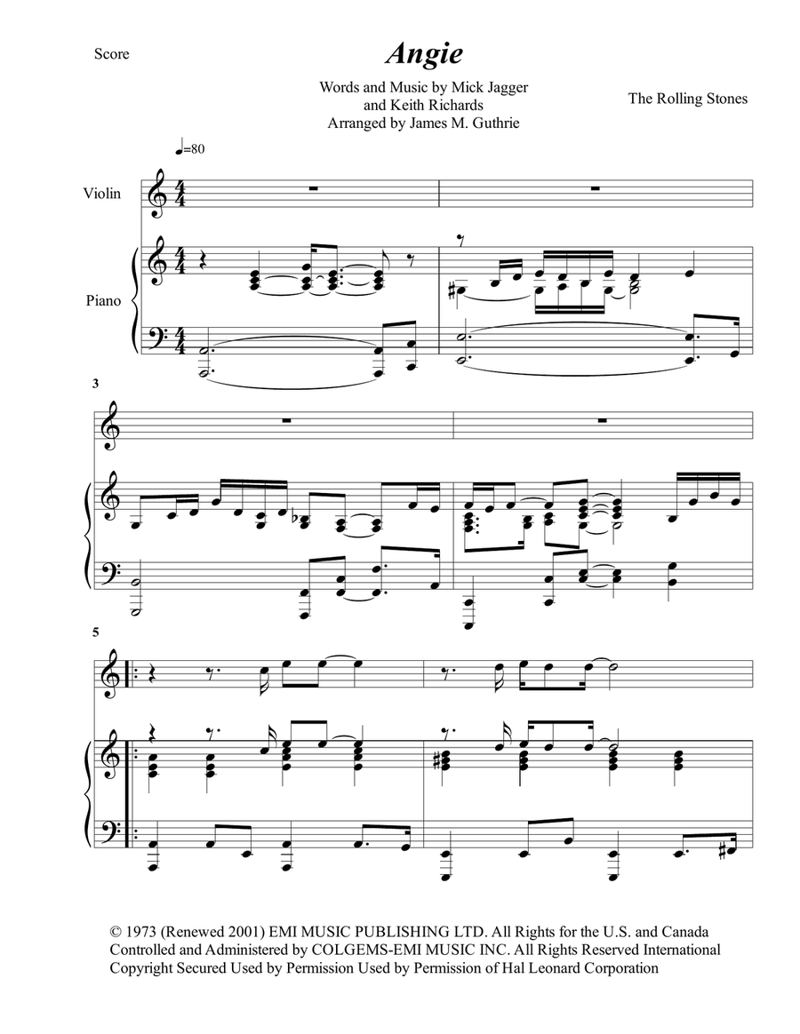 Angie String Trio scores gallery preview page 1