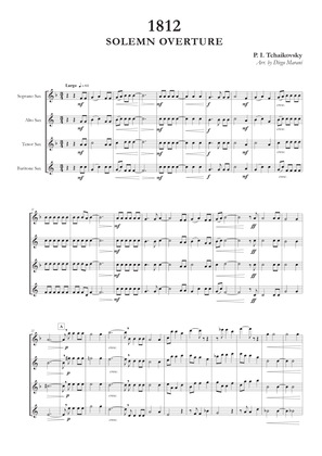 1812 Overture for Saxophone Quartet