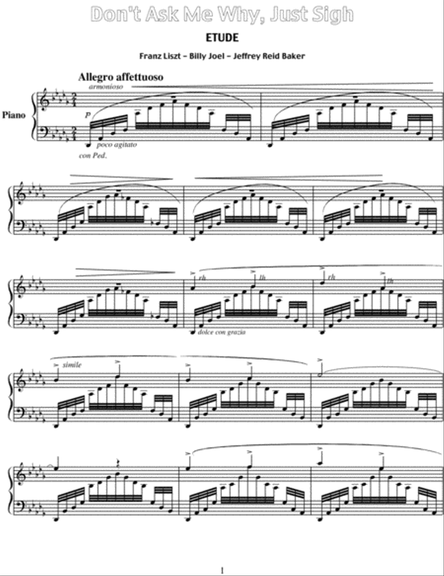 Don't Ask Me Why Piano Solo scores gallery preview page 3