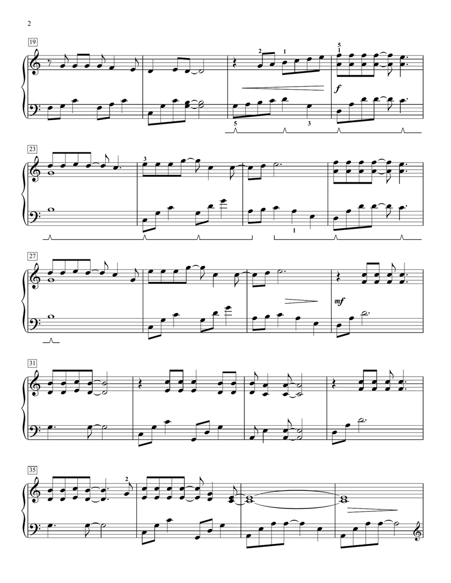 Shallow (from A Star Is Born) (arr. Phillip Keveren) Piano Solo scores gallery preview page 2