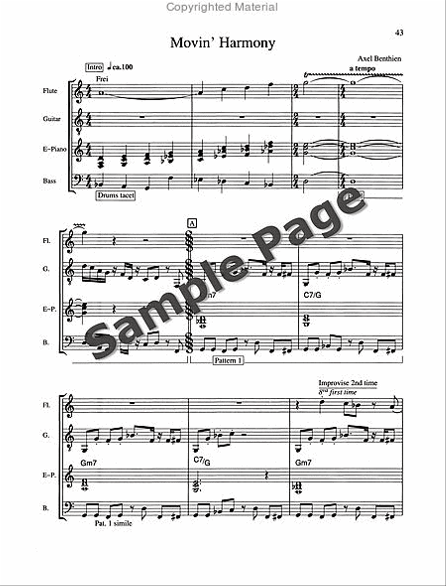 Keyboard On Stage Piano/cassette Piano scores gallery preview page 44