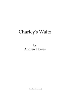 Book cover for Charley's Waltz (including tab.)