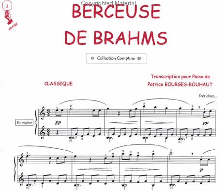 Berceuse de Brahms (Comptine) Guitar Tablature scores gallery preview page 2