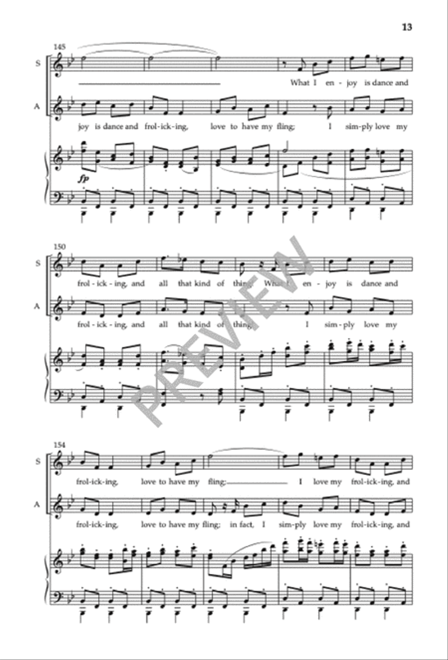 Hansel and Gretel Choral Suite I SA scores gallery preview page 14