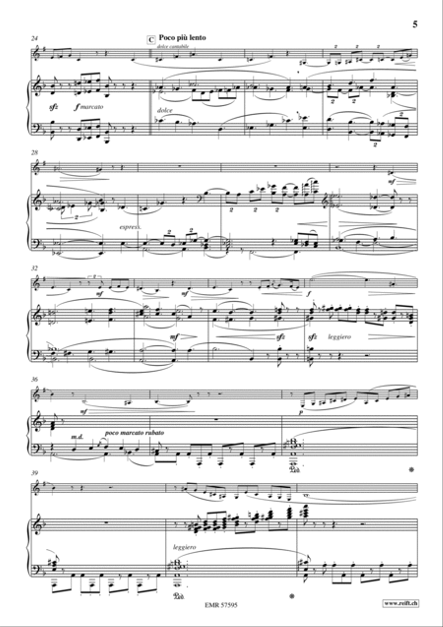 1. Solo de Concours 1. Solo de Concours Bass Clarinet scores gallery preview page 6
