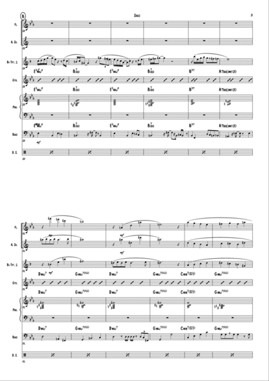 Sails Jazz Ensemble scores gallery preview page 3