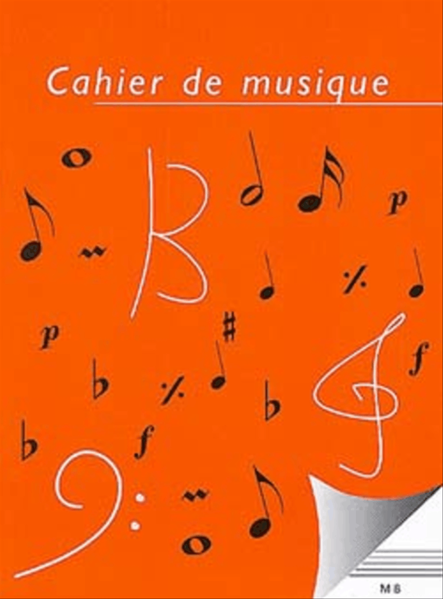 Cahier De Musique 8 Portees Et Pages D'Ecriture Seyes Staff Paper scores gallery preview page 1