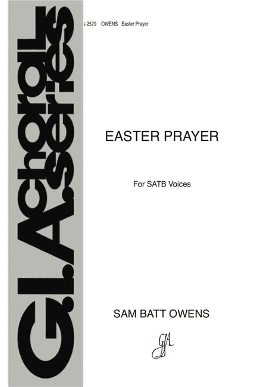 Easter Prayer 4-Part scores gallery preview page 1