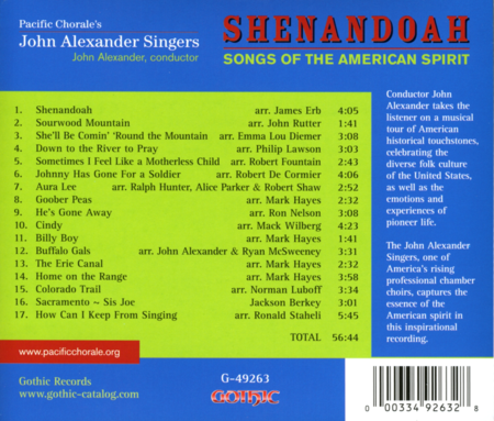 Shenandoah: Songs of the Ameri