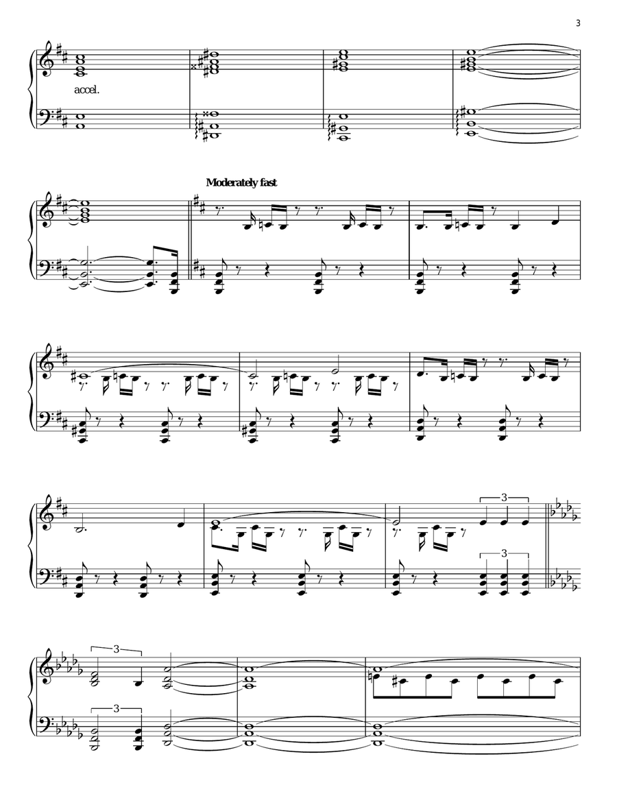 Alice Decides Piano Solo scores gallery preview page 3