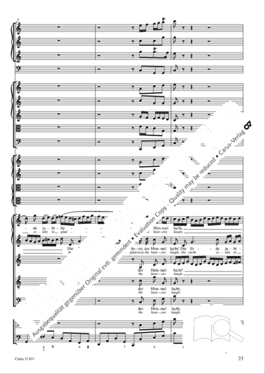The heavens laugh, the earth exults in gladness (Der Himmel lacht! Die Erde jubilieret) STB scores gallery preview page 24