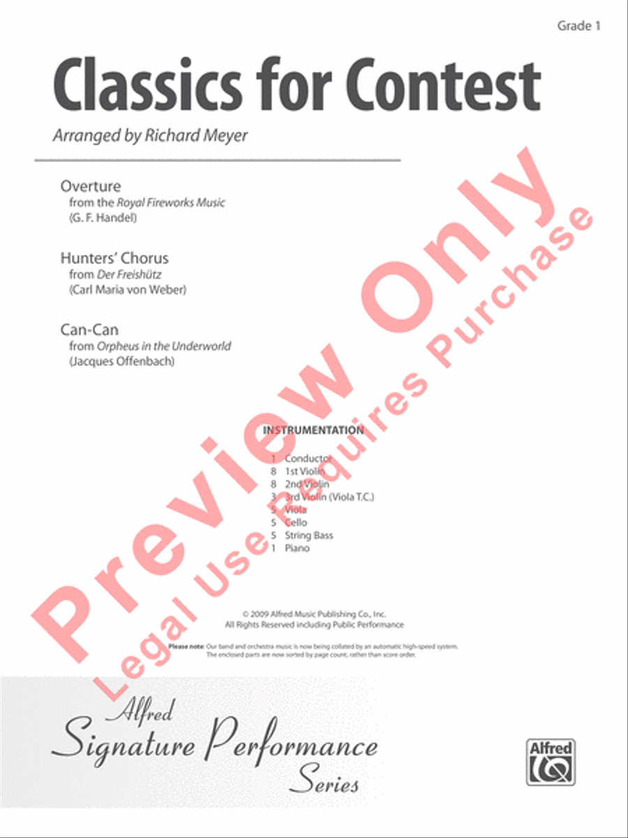Classics for Contest String Orchestra scores gallery preview page 2