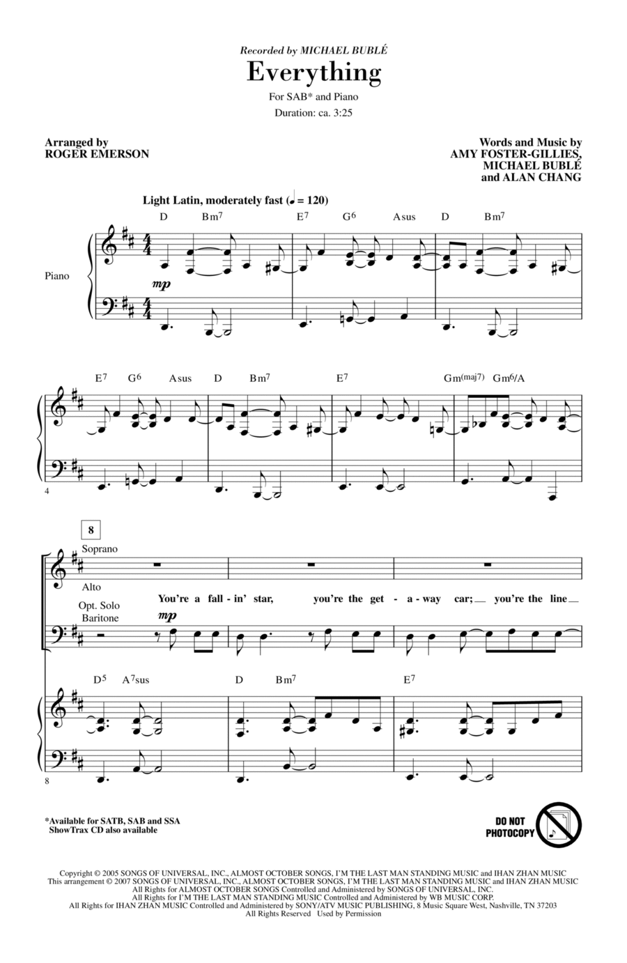 Everything 3-Part scores gallery preview page 1
