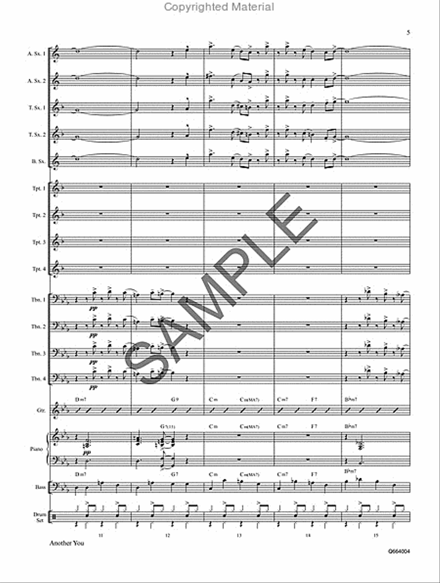 Another You Jazz Ensemble scores gallery preview page 6