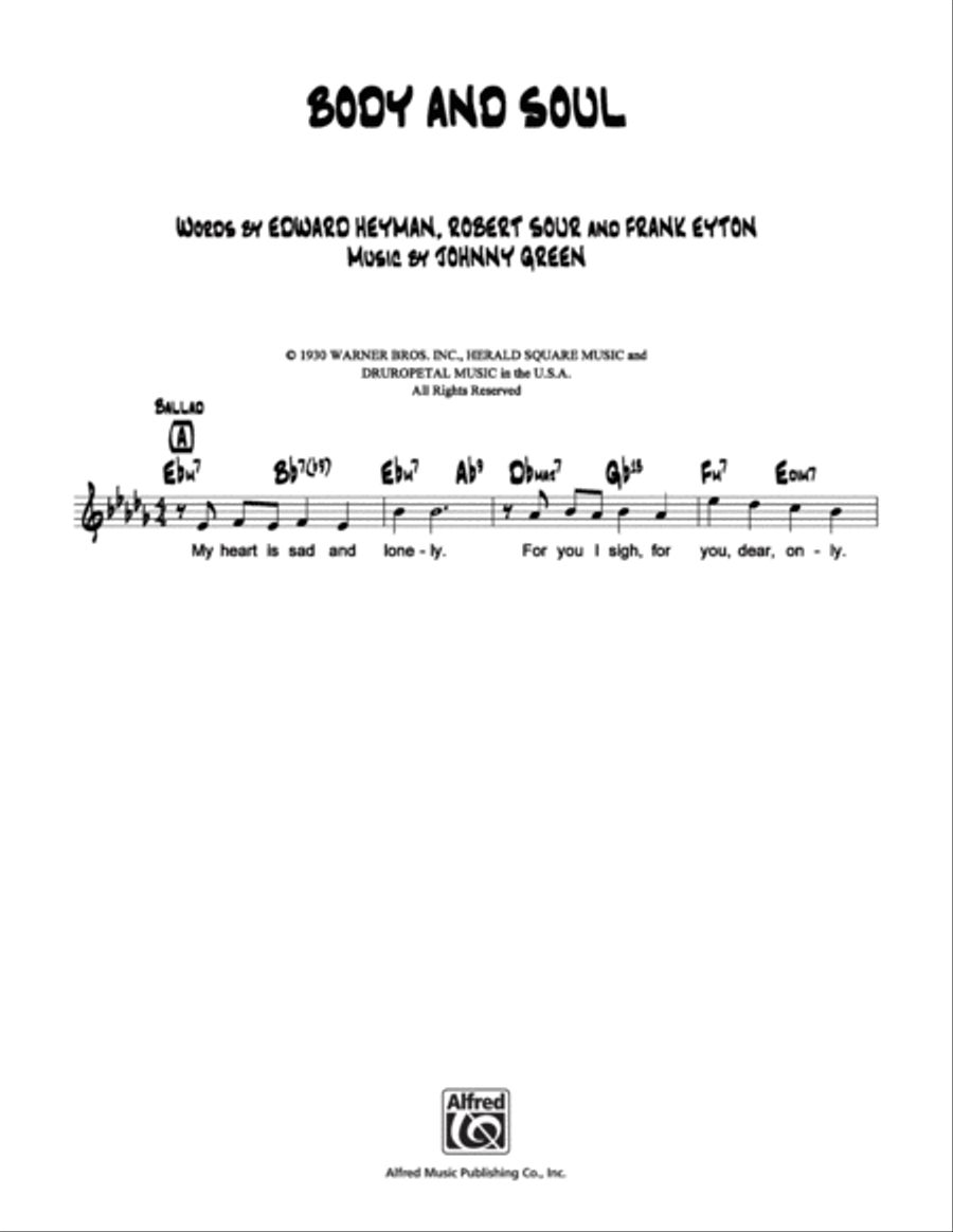 Body and Soul Body and Soul School and Community scores gallery preview page 1