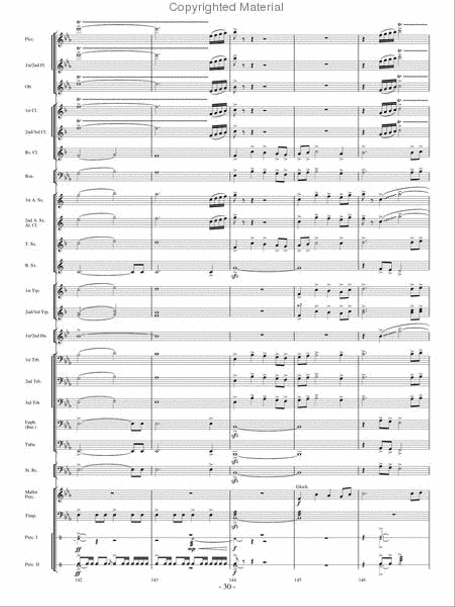 Where Eagles Soar Concert Band scores gallery preview page 29