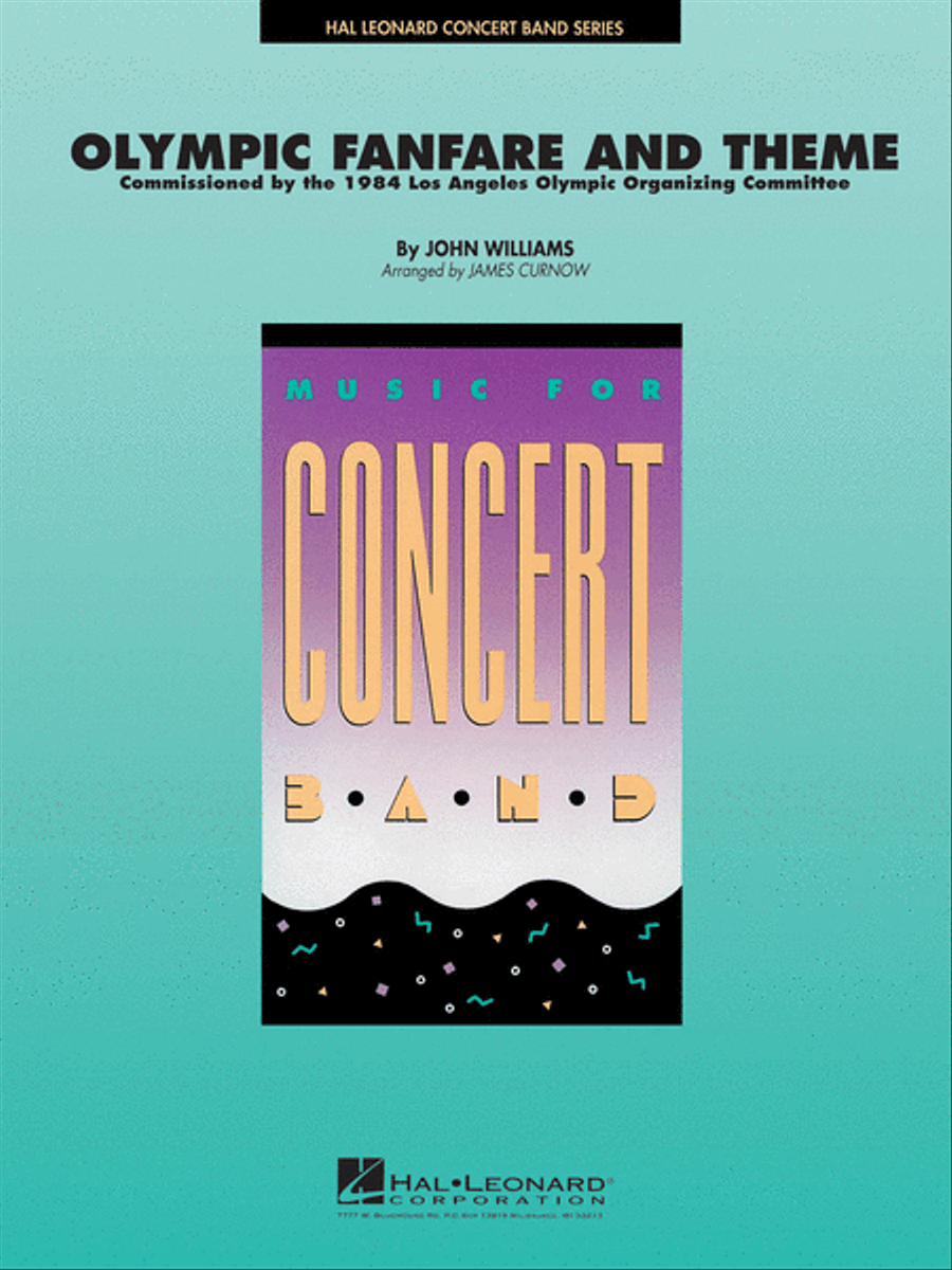 Olympic Fanfare and Theme Concert Band scores gallery preview page 1