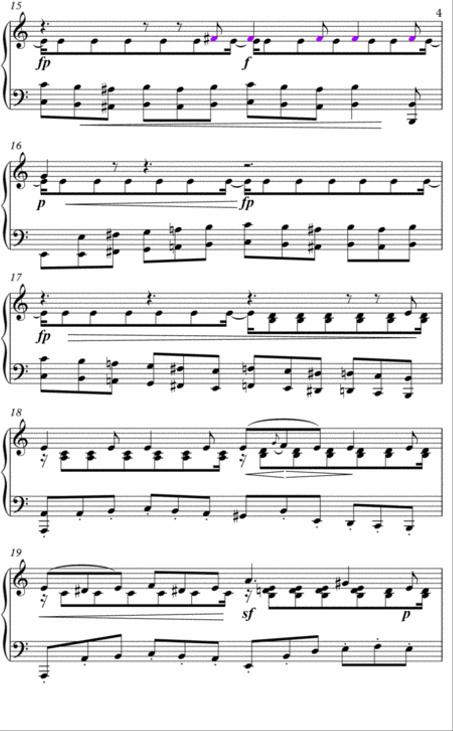Songs Without Words: Passion (Classic Music for Tablet Series) Piano Solo scores gallery preview page 4