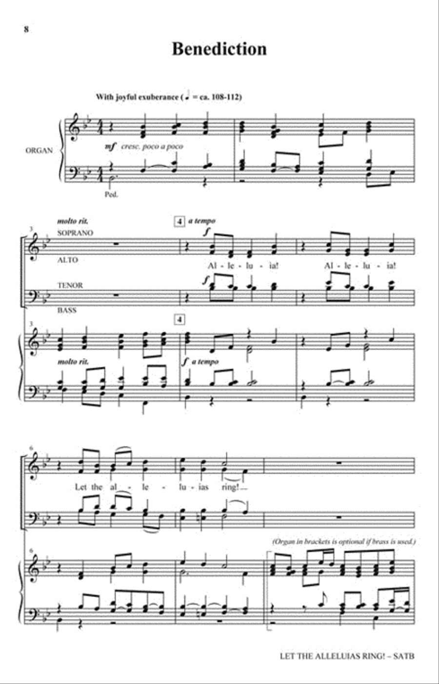 Let the Alleluias Ring! Let the Alleluias Ring! 4-Part scores gallery preview page 4