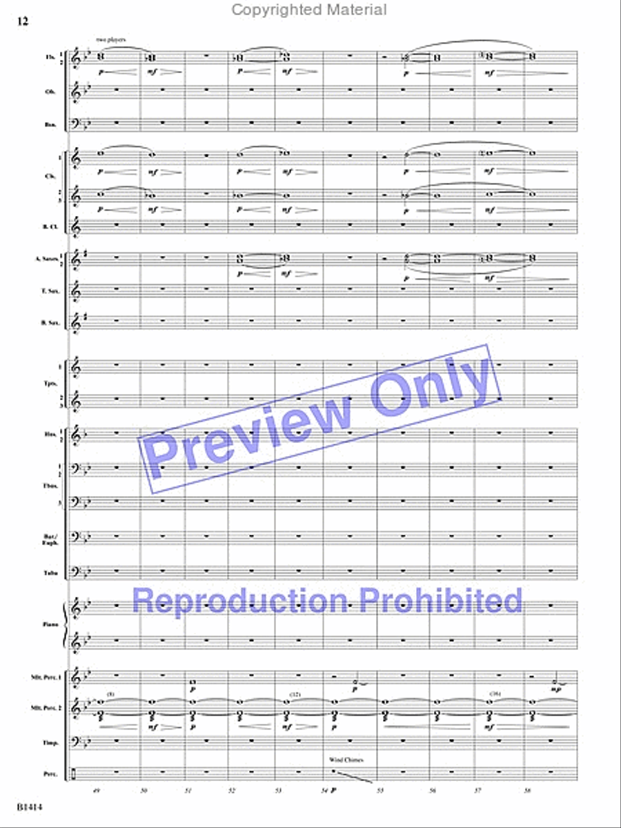 Kindred Spirits Concert Band scores gallery preview page 10
