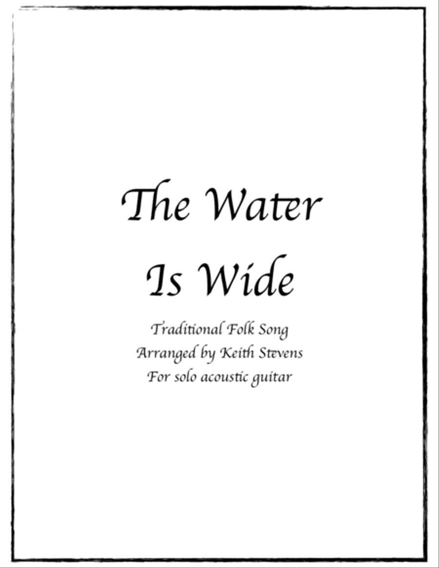 The Water Is Wide Acoustic Guitar scores gallery preview page 1