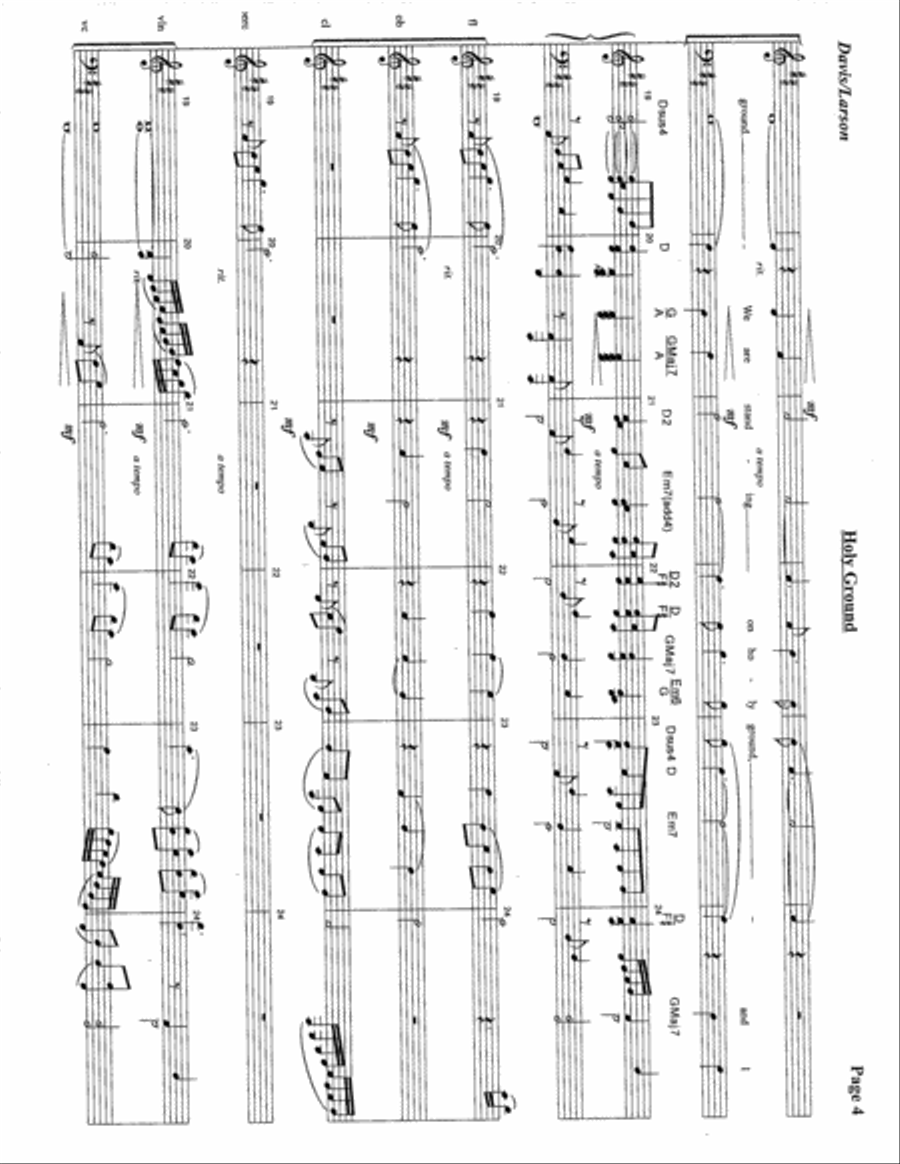 Holy Ground 4-Part scores gallery preview page 5