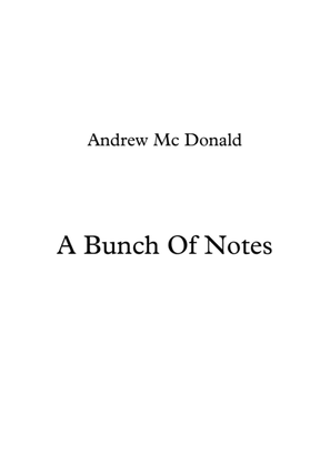 Book cover for A Bunch Of Notes