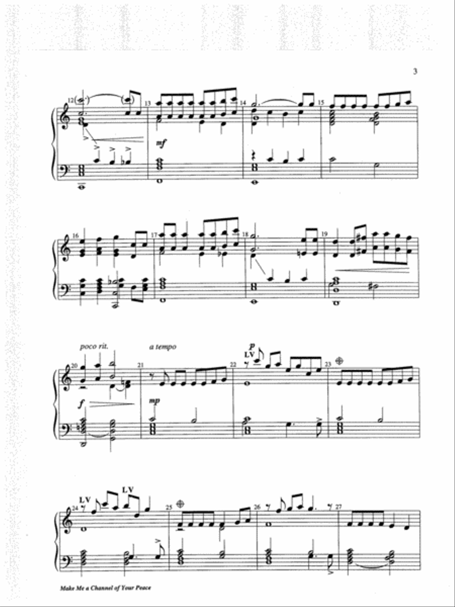 Make Me a Channel of Your Peace 5-Octaves scores gallery preview page 7