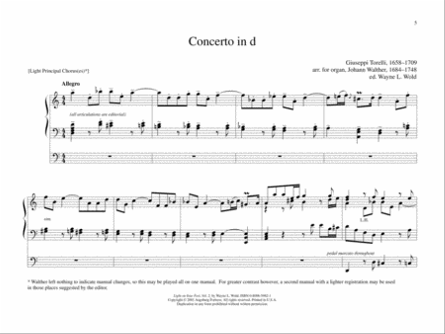 Light on Your Feet, Volume 2 Organ scores gallery preview page 2