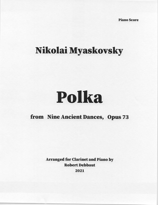 "Polka" by Nikolai Myaskovsky for Clarinet and Piano